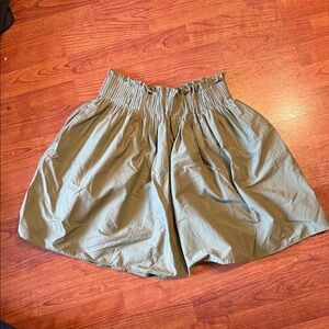 Zara Basic Olive Green Skirt